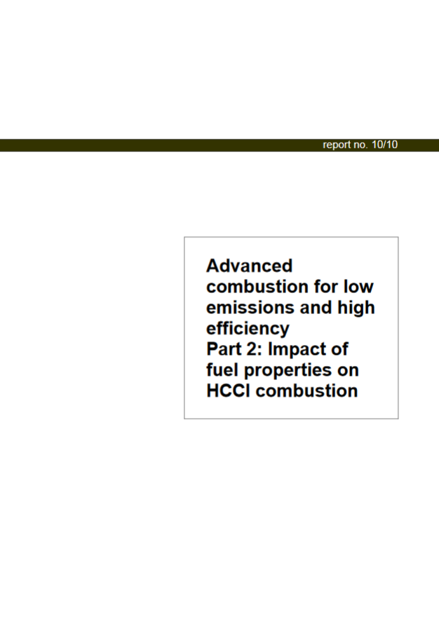 Advanced combustion for low emissions and high efficiency – Part 2: Impact of fuel properties on HCCI combustion