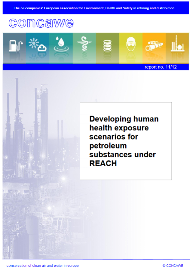 Developing human health exposure scenarios for petroleum substances under REACH