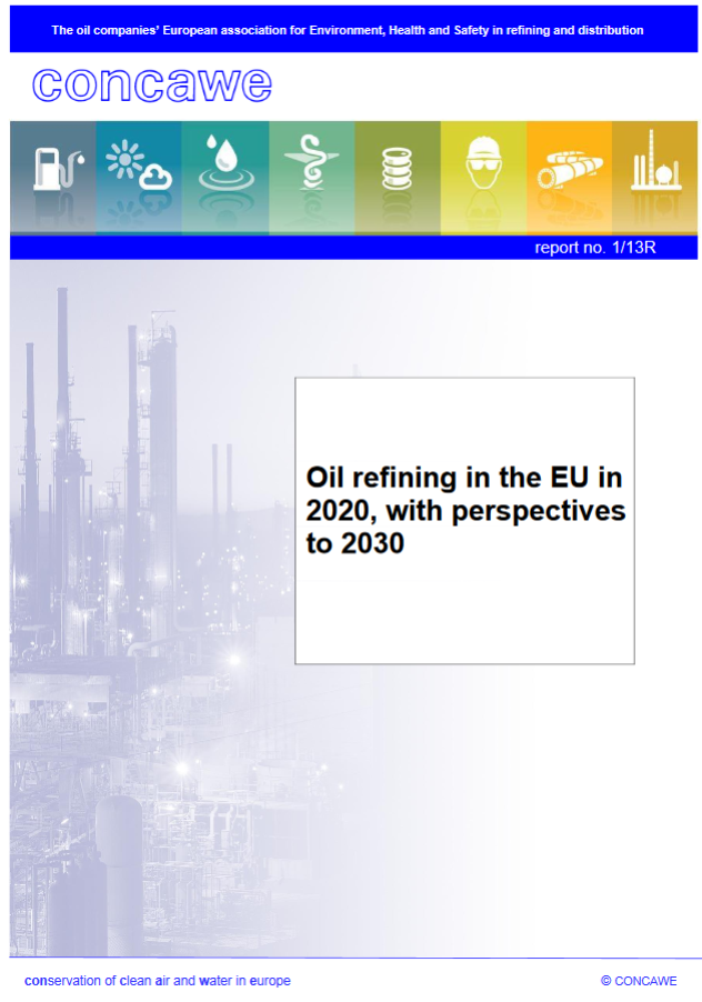 Oil refining in the EU in 2020, with perspectives to 2030