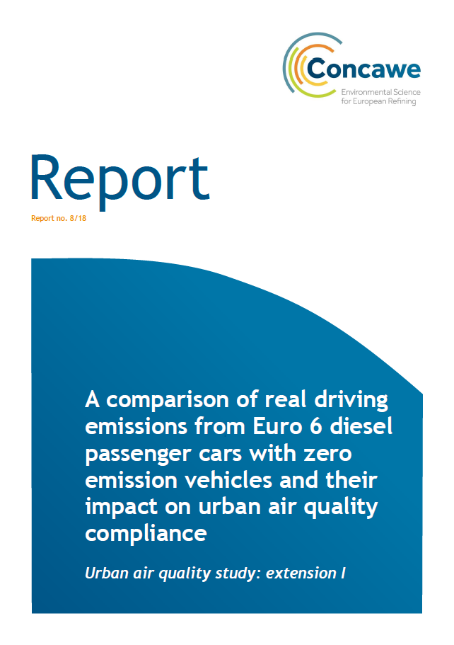 A comparison of real driving emissions from Euro 6 diesel passenger cars with zero emission vehicles and their impact on urban air quality compliance – Urban air quality study: extension I