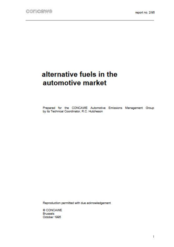 Alternative fuels in the automotive market