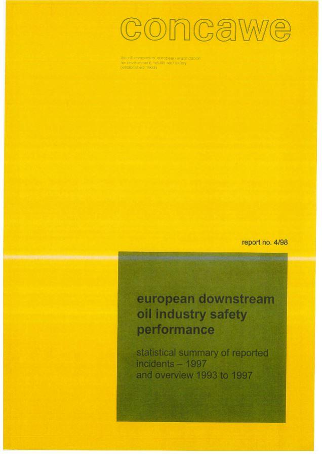 European Downstream Oil Industry Safety Performance