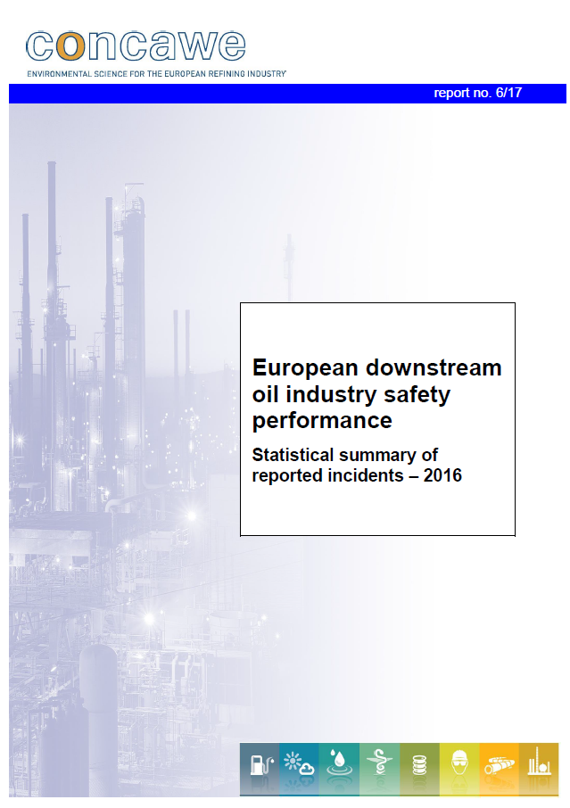 European downstream oil industry safety performance. Statistical summary of reported incidents – 2016