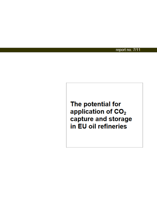 The potential for application of CO2 capture and storage in EU oil refineries