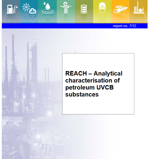 REACH – Analytical characterisation of petroleum UVCB substances