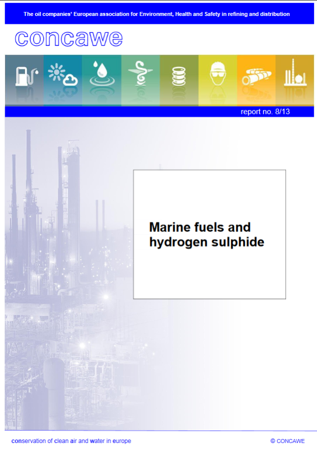 Marine fuels and hydrogen sulphide
