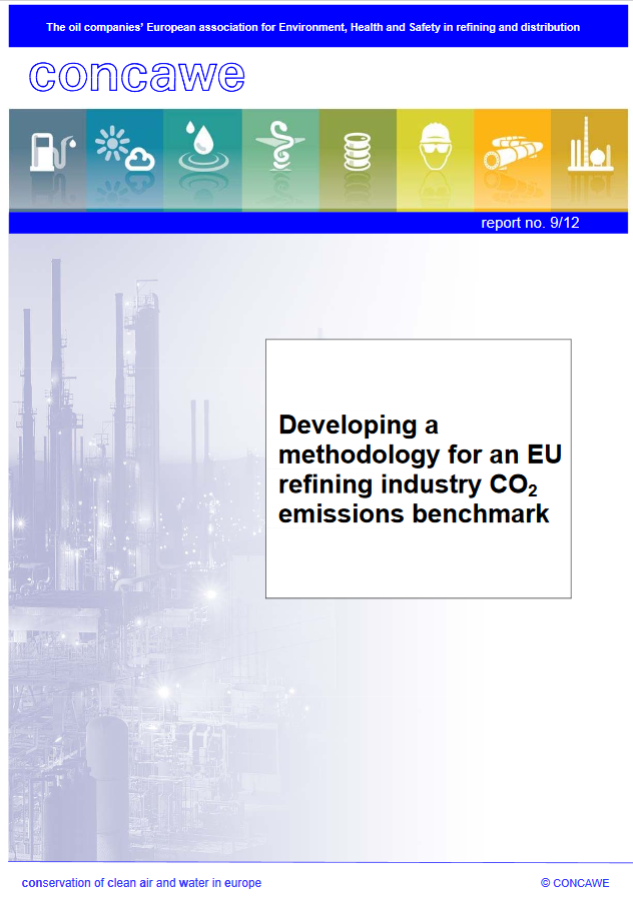 Developing a methodology for an EU refining industry CO2 emissions benchmark