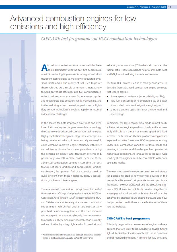 Advanced combustion engines for low emissions and high efficiency