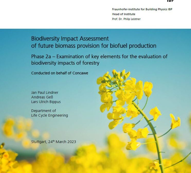 Biodiversity Impact Assessment of future biomass provision for biofuel production – Phase 2a