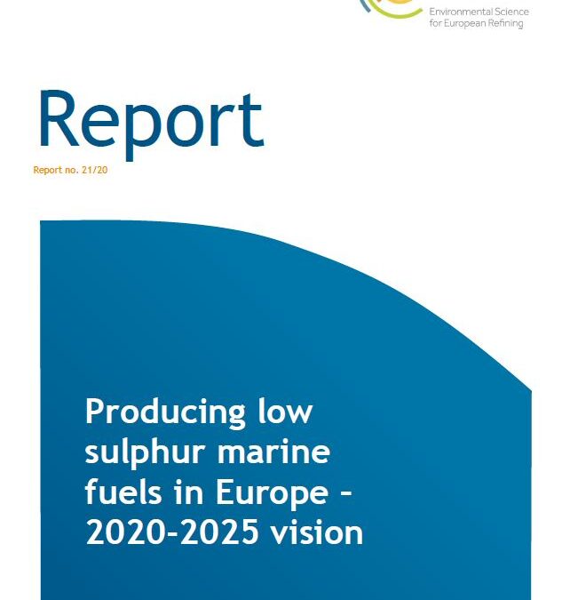 Producing low sulphur marine fuels in Europe – 2020-2025 vision