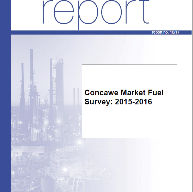 Concawe Market Fuels Survey: 2015 – 2016