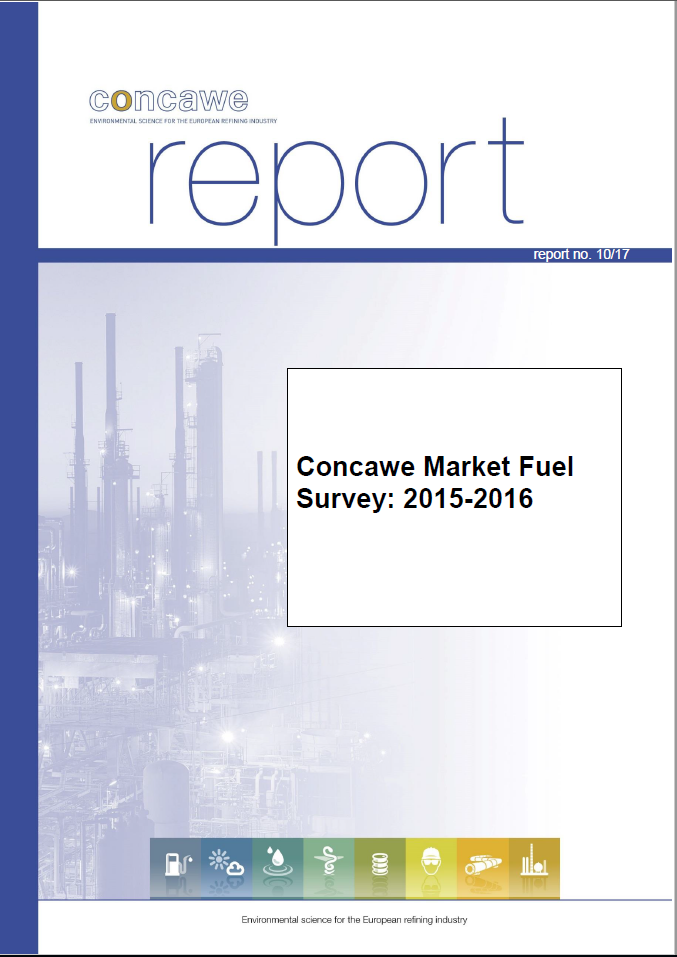 Concawe Market Fuels Survey: 2015 – 2016