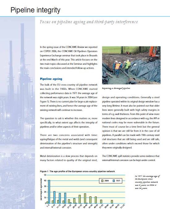 Pipeline integrity