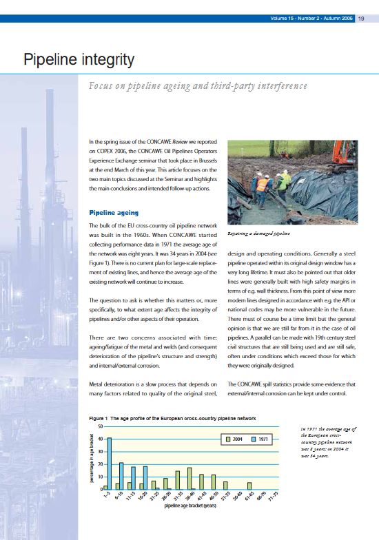 Pipeline integrity