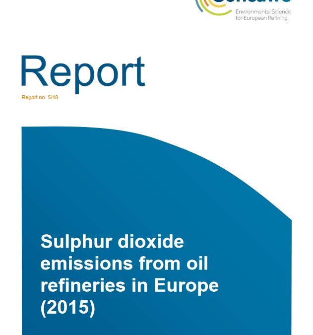 Sulphur dioxide emissions from oil refineries in Europe (2015)