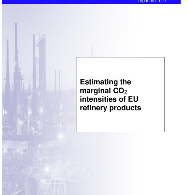 Estimating the marginal CO2 intensities of EU refinery products