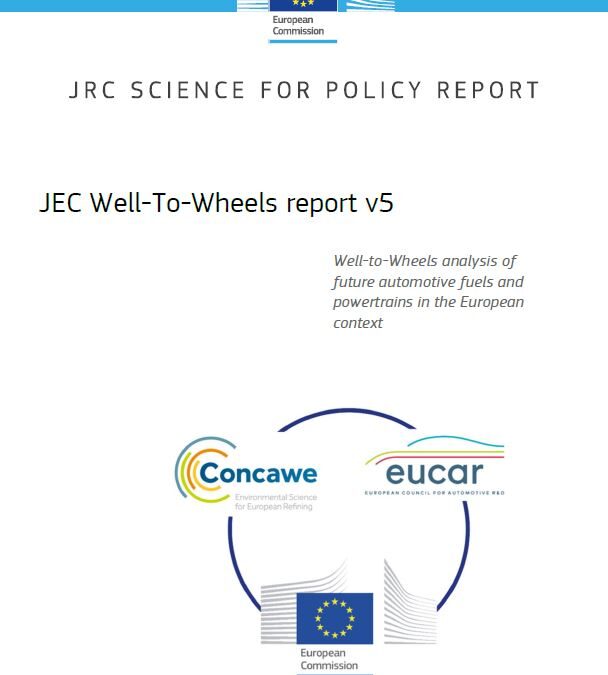 JEC Well-To-Wheels v5 related reports (including JEC WTT, TTW & WTW v5)