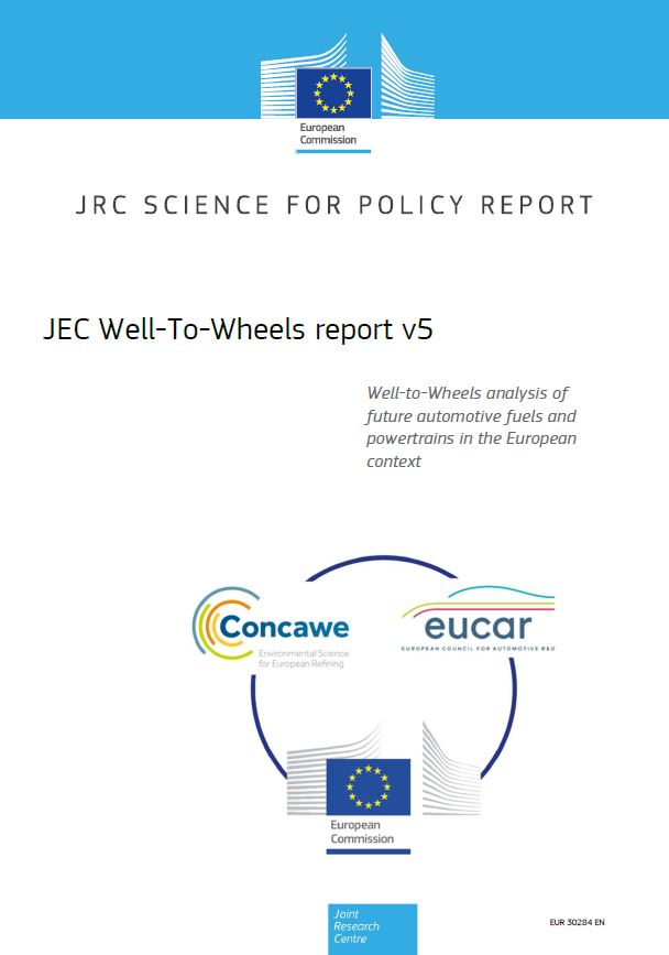JEC Well-To-Wheels v5 related reports (including JEC WTT, TTW & WTW v5)
