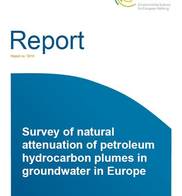 Survey of natural attenuation of petroleum hydrocarbon plumes in groundwater in Europe