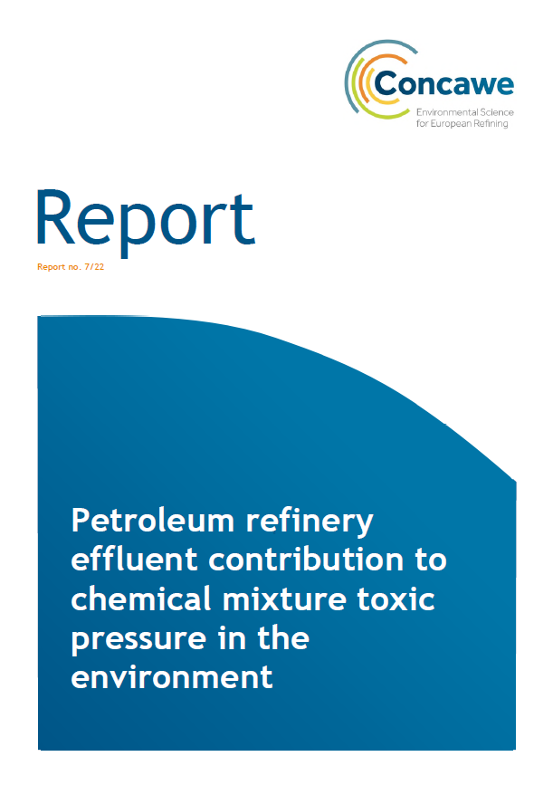 Petroleum refinery effluent contribution to chemical mixture toxic pressure in the environment