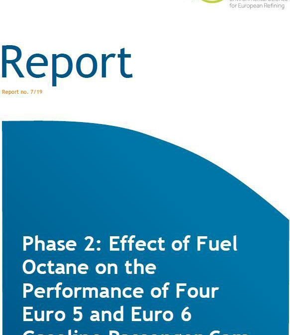 Phase 2: Effect of Fuel Octane on the Performance of Four Euro 5 and Euro 6 Gasoline Passenger Cars