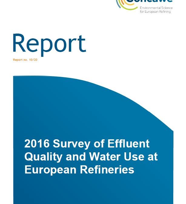 2016 Survey of Effluent Quality and Water Use at European Refineries