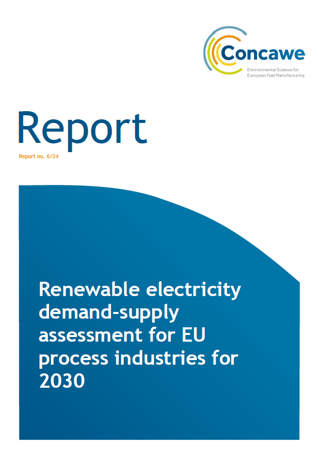 Renewable electricity demand-supply assessment for EU process industries for 2030