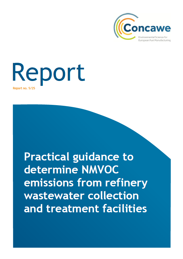 Practical guidance to determine NMVOC emissions from refinery wastewater collection and treatment facilities