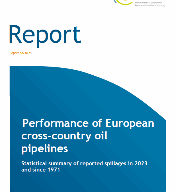 Performance of European cross-country oil pipelines – Statistical summary of reported spillages in 2023 and since 1971
