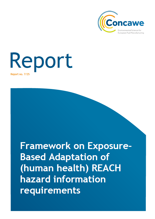 Framework on Exposure-Based Adaptation of (human health) REACH hazard information requirements