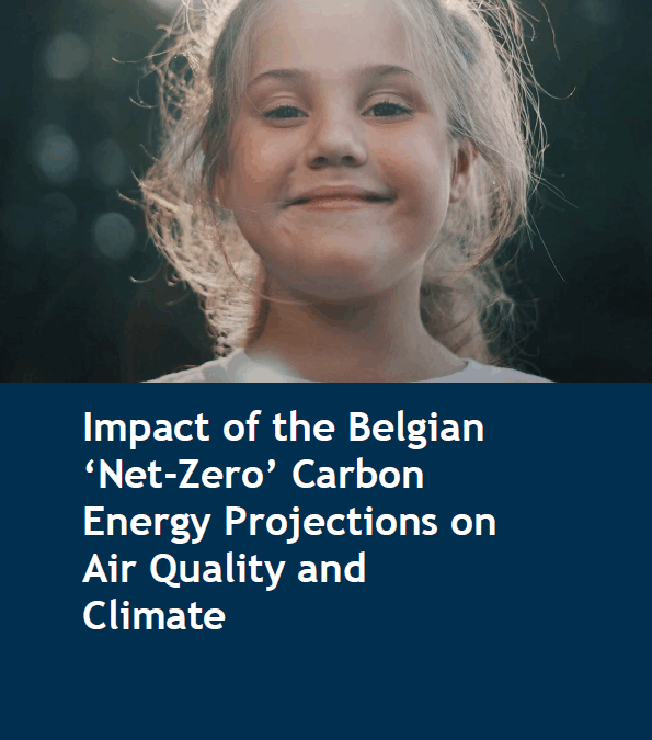 Impact of the Belgian ‘Net-Zero’ Carbon Energy Projections on Air Quality and Climate
