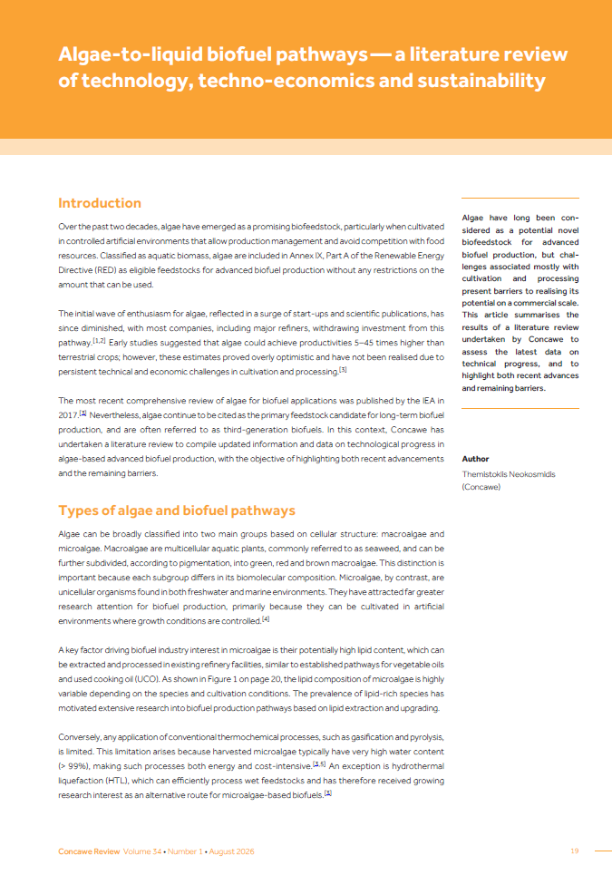 Algae-to-Liquid Biofuel Pathways—a Literature Review of Technology, Techno-Economics and Sustainability