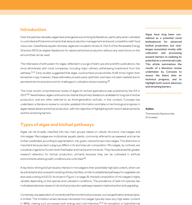 Algae-to-Liquid Biofuel Pathways—a Literature Review of Technology, Techno-Economics and Sustainability