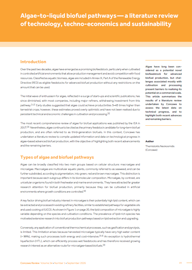 Algae-to-Liquid Biofuel Pathways—a Literature Review of Technology, Techno-Economics and Sustainability