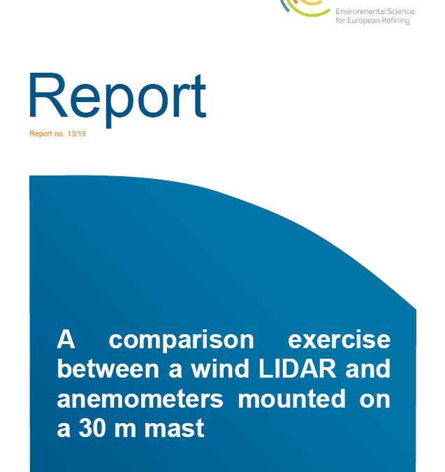 A comparison exercise between a wind LIDAR and anemometers mounted on a 30 m mast