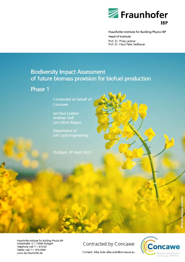 Biodiversity Impact Assessment of future biomass provision for biofuel production – Phase 1