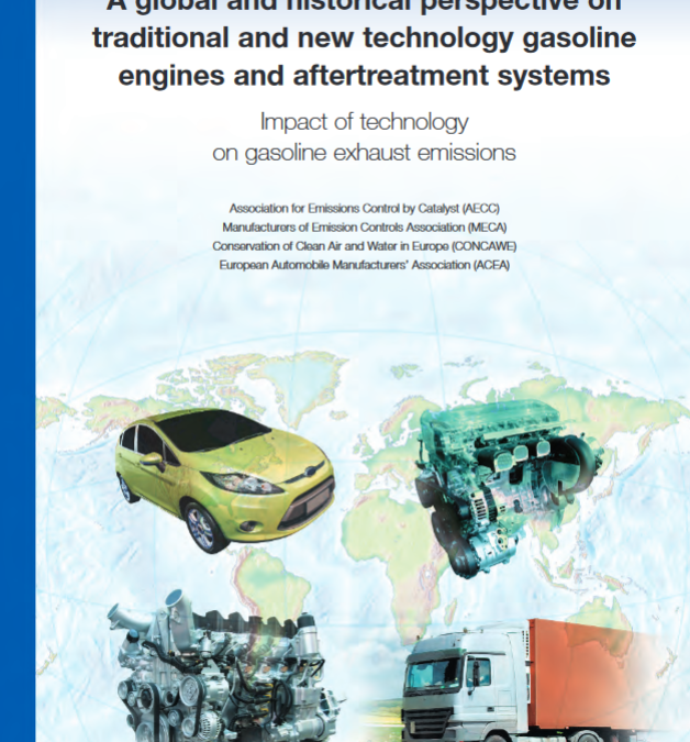 A global and historical perspective on traditional and new technology gasoline engines and aftertreatment systems