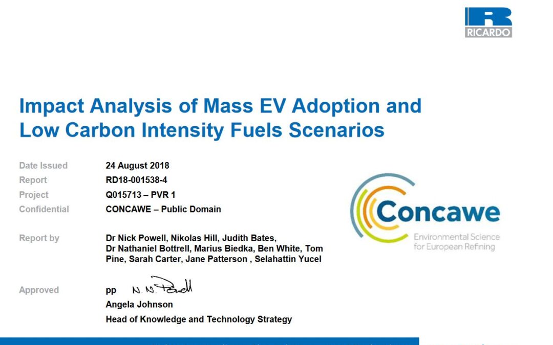 Impact Analysis of Mass EV Adoption and Low Carbon Intensity Fuels Scenarios