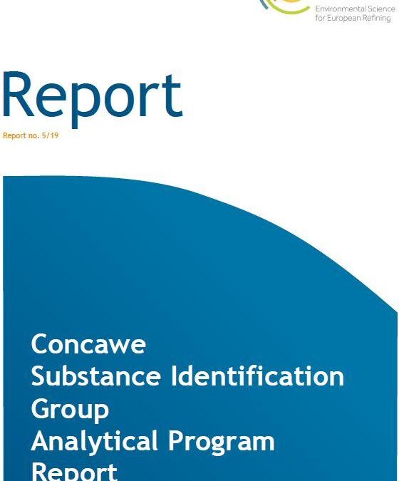 Concawe Substance Identification Group – Analytical Program Report (Abridged Version)