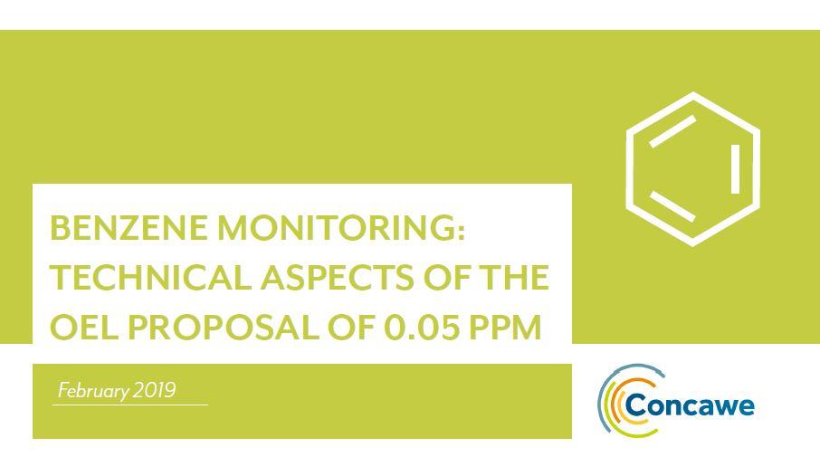 Benzene Monitoring: Technical aspects of the OEL proposal of 0.05ppm