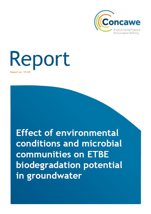 Effect of environmental conditions and microbial communities on ETBE biodegradation potential in groundwater