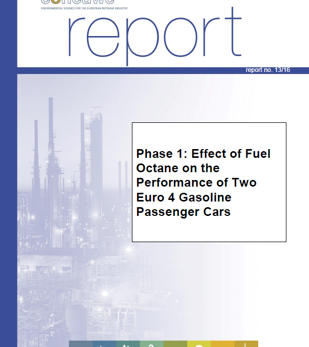 Phase 1: Effect of Fuel Octane on the Performance of Two Euro 4 Gasoline Passenger Cars