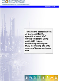 Towards the establishment of a protocol for the quantification of VOC diffuse emissions using open-path remote monitoring techniques: DIAL monitoring of a VOC source of known emission flux