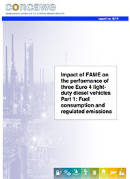 Impact of FAME on the performance of three Euro 4 light-duty diesel vehicles – Part 1: Fuel consumption and regulated emissions