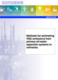 Methods for estimating VOC emissions from primary oil-water separator systems in refineries